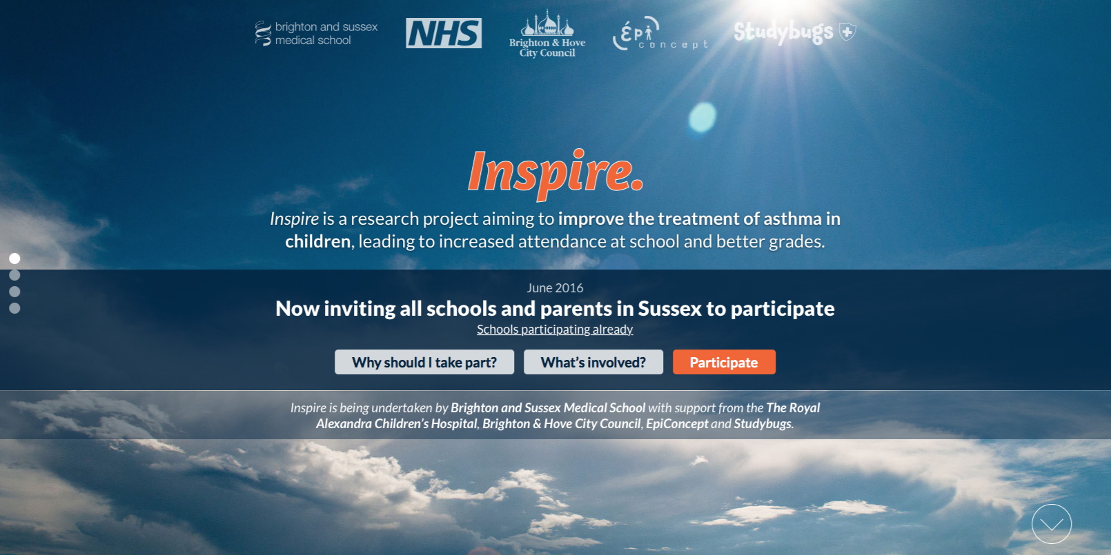 Inspire website