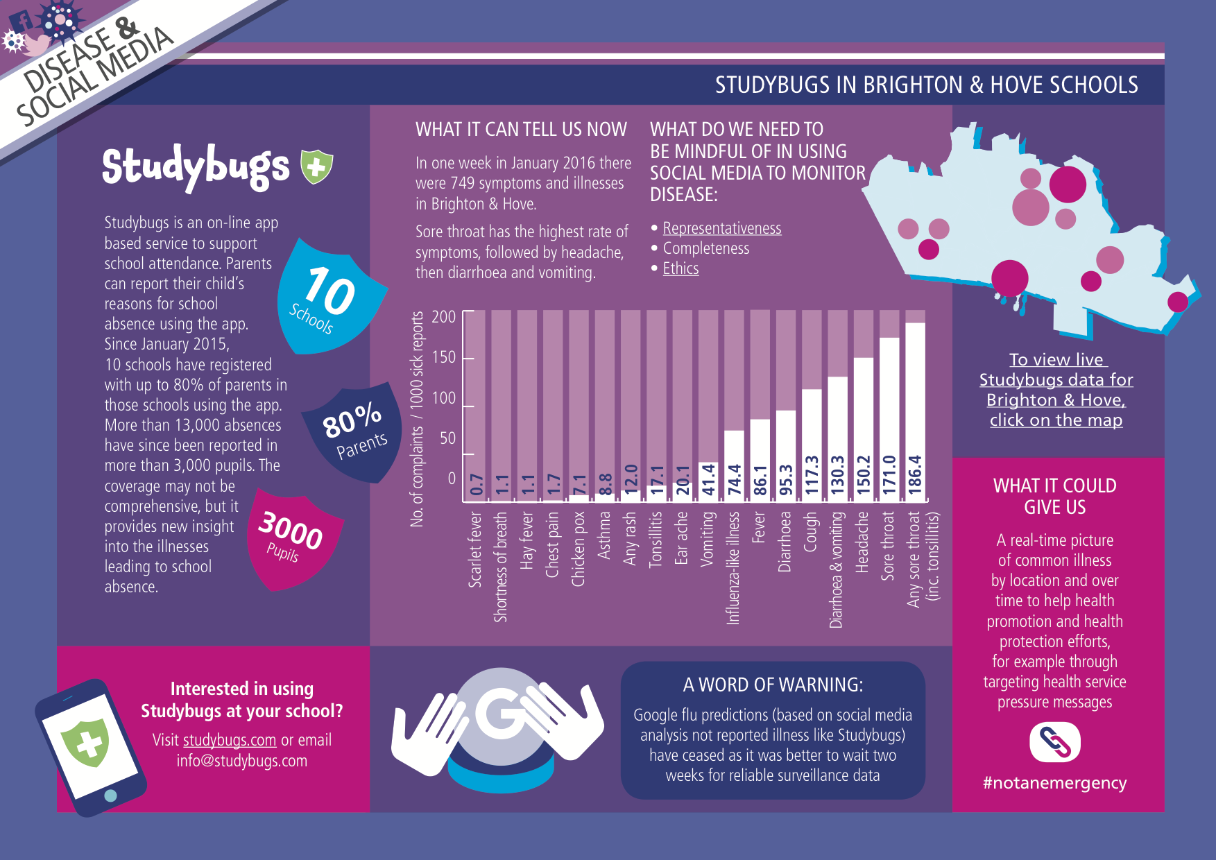 Studybugs in Brighton & Hove